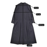 MHL. 595-9158500 NATURAL COTTON OXFORD ワンピース ネイビー レディース エムエイチエル【中古】6-0129M∞