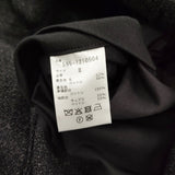 MHL. WOOL COTTON COATING 595-1210504 サイズ2 ベルト付き チェスターコート 21AW チャコールグレー レディース エムエイチエル【中古】5-1226T♪