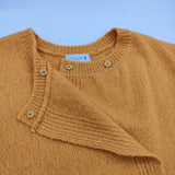 Mackintosh G5C20-817-65 サイズ38 羽織り ロング ニット クルーネック カーディガン オレンジ レディース マッキントッシュ【中古】5-1219T♪