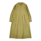 GRANDMA MAMA DAUGHTER パフスリーブビブヨークワンピース GE2433691-240404 ワンピース カーキ レディース グランマママドーター【中古】6-0129M∞