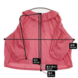 Gauze# コットンピエロカラー天竺プルオーバー 定価14850円 カットソー ブラウス シャツ ピンク レディース ガーゼ【中古】6-0325M∞