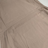 sisam FAIR TRADE シサム工房 ふんわり優しいお花の手刺繍ワンピース レイヤード刺繍ドレス インド製 定価11000円 ワンピース ピンクベージュ レディース シサム【中古】6-0421S△