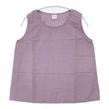 me. from meri ja kuu 新品 リネンコットンタンクトップ 定価5390円 日本製 タンクトップ パープル タグ表記：lavender レディース ミードットフロムメリヤクー【中古】6-0421S△
