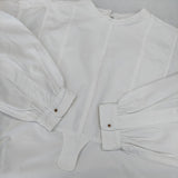 TODAYFUL Vintage Dress Shirts ヴィンテージドレスシャツ 定価14300円 11920407 チュニック ブラウス ホワイト レディース トゥデイフル【中古】6-0224M♪