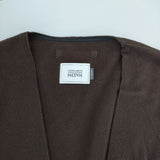 UNITED ARROWS & SONS by DAISUKE OBANA FLEECE C/OFF CARDIGAN フリースカーディガン 定価19800円 カーディガン ブラウン メンズ ユナイテッドアローズサンズ【中古】6-0122T∞