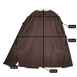 UNITED ARROWS & SONS by DAISUKE OBANA FLEECE C/OFF CARDIGAN フリースカーディガン 定価19800円 カーディガン ブラウン メンズ ユナイテッドアローズサンズ【中古】6-0122T∞