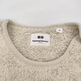 UNIQLO/Engineered Garments フリースプルオーバー サイズ160 トップス オフホワイト レディース ユニクロ/エンジニアードガーメンツ【中古】5-1219T♪