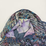 TANTRUMS タントラムズ 90s- インド製 ヴィンテージ デザインジャケット サイズXXL デニムジャケット ブルー パープル レディース【中古】5-1210M♪