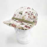 Barairo no Boushi バラ色の帽子 花柄ファーキャップ 定価14850円 キャップ ベージュ レディース バラ色の帽子【中古】5-1215T◎