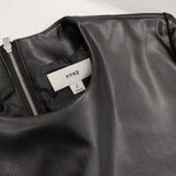 HYKE FAUX LEATHER CROPPED TOP 251-17487 クロップドトップ 合皮 カットソー 25SS ブラック レディース ハイク【中古】6-0114M∞