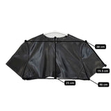 HYKE FAUX LEATHER CROPPED TOP 251-17487 クロップドトップ 合皮 カットソー 25SS ブラック レディース ハイク【中古】6-0114M∞