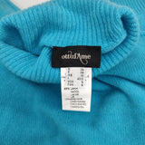 ottod'ame イタリア製 カシミヤ混 タートルネック セーター ニット ライトブルー レディース オットダム【中古】6-0114T∞