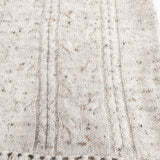 Plantation アルパカ混 フリンジ ケーブルニット マフラー アイボリー レディース プランテーション【中古】5-1215T◎