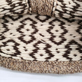 UNITED ARROWS STYLE for LIVING フード付き ノルディック柄 カウチンニット セーター ベージュ レディース ユナイテッドアローズ【中古】5-1219T♪