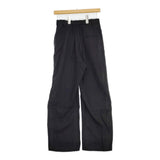 nano universe リネン混 ラップ パンツ 669-5127310 Mサイズ パンツ ブラック レディース ナノユニバース【中古】6-0322M◎