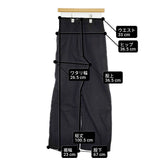 nano universe リネン混 ラップ パンツ 669-5127310 Mサイズ パンツ ブラック レディース ナノユニバース【中古】6-0322M◎