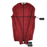 ZARA ラメ サイズS 背中開き セーター ニット レッド レディース ザラ【中古】5-1219T♪