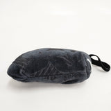 mina perhonen leaf テイパーポーチ ra7173 パイルジャガード ポーチ チャコールグレー レディース ミナペルホネン【中古】5-1215G◎