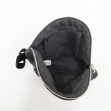 mina perhonen leaf テイパーポーチ ra7173 パイルジャガード ポーチ チャコールグレー レディース ミナペルホネン【中古】5-1215G◎