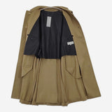 MARGARET HOWELL MILLED WOOL TWILL 578-3212003 サイズ1 ステンカラーコート 23AW カーキ レディース マーガレットハウエル【中古】5-1219T♪