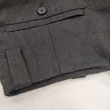 MARGARET HOWELL 24SS PLAIN WEAVE COTTON LINEN TROUSERS コットンリネン 定価38500円 キュロット ブラック レディース マーガレットハウエル【中古】6-0322M◎