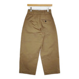 MARGARET HOWELL COTTON TWILL サイズ1 定価39600円 578-5243205 パンツ 25AW ベージュ レディース マーガレットハウエル【中古】5-1210G♪