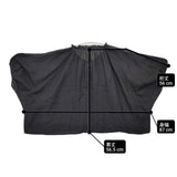 nest Robe 01233-1404 リネン Vネックフリル ワイド ブラウス シャツ 23SS ブラック レディース ネストローブ【中古】6-0425M∞