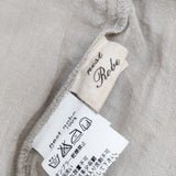 nest Robe ギャザー 羽織り ローブ 01151-1054-1 リネン カシュクール ワンピース ベージュ レディース ネストローブ【中古】6-0322M◎