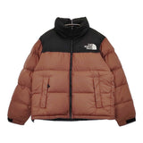 THE NORTH FACE ヌプシジャケット ショート丈 NDW92335 サイズL ダウンジャケット 23AW ブラウン ブラック レディース ザノースフェイス【中古】5-1219A♪