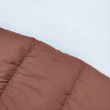 THE NORTH FACE ヌプシジャケット ショート丈 NDW92335 サイズL ダウンジャケット 23AW ブラウン ブラック レディース ザノースフェイス【中古】5-1219A♪