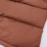 THE NORTH FACE ヌプシジャケット ショート丈 NDW92335 サイズL ダウンジャケット 23AW ブラウン ブラック レディース ザノースフェイス【中古】5-1219A♪