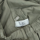 nest Robe 01233-1408 コットンリネン石目 コクーンカーゴパンツ イージーパンツ カーゴパンツ カーキ レディース ネストローブ【中古】6-0511M△