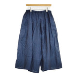 nest Robe リネン キュロットパンツ ワイドパンツ 01171-1154 キュロット ネイビー レディース ネストローブ【中古】6-0322M◎