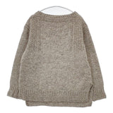 cardo fabrica スリット プルオーバー ウール セーター ニット グレー レディース カルドファブリカ【中古】6-0114T∞