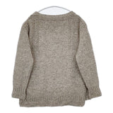 cardo fabrica スリット プルオーバー ウール セーター ニット グレー レディース カルドファブリカ【中古】6-0114T∞