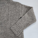 cardo fabrica スリット プルオーバー ウール セーター ニット グレー レディース カルドファブリカ【中古】6-0114T∞