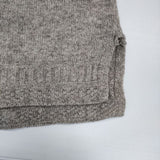 cardo fabrica スリット プルオーバー ウール セーター ニット グレー レディース カルドファブリカ【中古】6-0114T∞