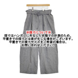 fig London コットンリネン グレンチェック サイズF 70-01-PT-024-17-1 パンツ グレー レディース フィグロンドン【中古】6-0322M◎