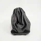 BOTTEGA VENETA レザー がま口 クラッチバッグ ブラック レディース ボッテガヴェネタ【中古】5-1210G♪