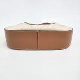 TOD'S オーボエバッグ T タイムレス ラフィア ショルダーバッグ ベージュ レディース トッズ【中古】5-1210G♪