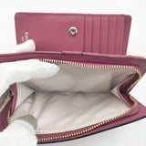 Kate Spade ラウンドファスナー ウォレット 牛革 レザー 二つ折り財布 ピンク レディース ケイトスペード【中古】6-0212G∞