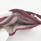 Kate Spade ラウンドファスナー ウォレット 牛革 レザー 二つ折り財布 ピンク レディース ケイトスペード【中古】6-0212G∞