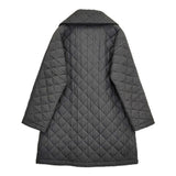 ISSEY MIYAKE WHITE LABEL IM34FA701 サイズ2 プリーツ ショールカラー コート ブラック レディース イッセイミヤケ【中古】5-1226T♪