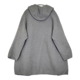 45R/45rpm ウール縮絨フードコート 定価62700円 サイズ3 コート グレー レディース フォーティーファイブアールピーエム【中古】5-1219T♪