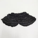 R&D.M.Co- COTTON FRILL COLLAR コットンフリルカラー 付け衿 襟 定価24200円 6198 ブラック レディース オールドマンズテーラー【中古】5-1219G♪