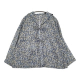 nest Robe リネンリバティセーラーブラウス 定価34100円 01251-1059 花柄 ブラウス シャツ 25SS ブルー レディース ネストローブ【中古】5-1210M♪