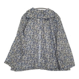 nest Robe リネンリバティセーラーブラウス 定価34100円 01251-1059 花柄 ブラウス シャツ 25SS ブルー レディース ネストローブ【中古】5-1210M♪