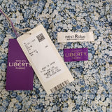 nest Robe リネンリバティセーラーブラウス 定価34100円 01251-1059 花柄 ブラウス シャツ 25SS ブルー レディース ネストローブ【中古】5-1210M♪