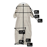 nest Robe 【UpcycleLino】バルーンスリーブサロペット 定価42900円 オールインワン ツナギ 24SS ナチュラル レディース ネストローブ【中古】6-0329M♪