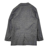 MARGARET HOWELL/FOX BROTHERS 578-2220005 PUPPYTOOTH WOOL FLANNEL JACKET ウール チェック テーラードジャケット 22AW グレー レディース マーガレットハウエル/フォックスブラザーズ【中古】6-0124T∞